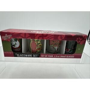 A Christmas Story Shot Glass Set | 4 pack Mini Glass | ICUP Shotglasses 2 1/2”